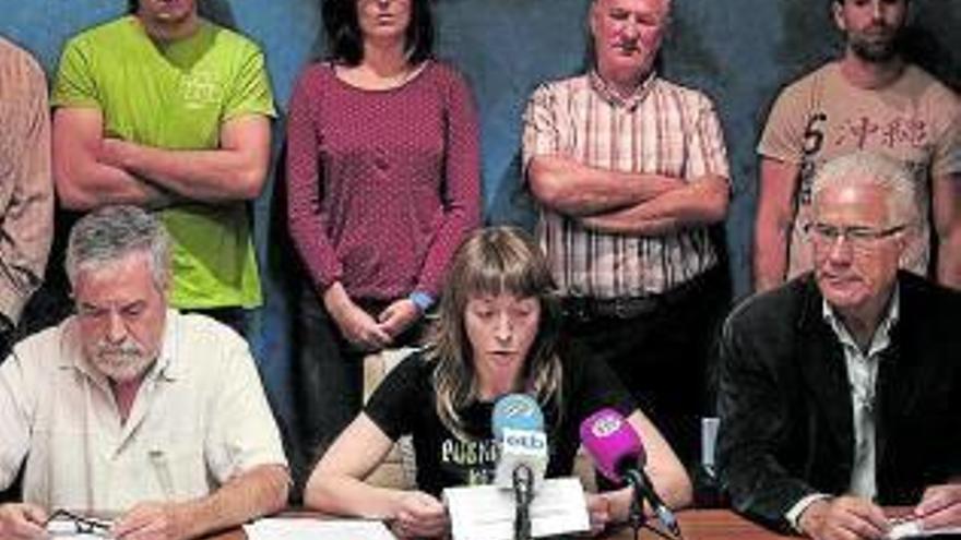 Mendioroz interviene en rueda de prensa.