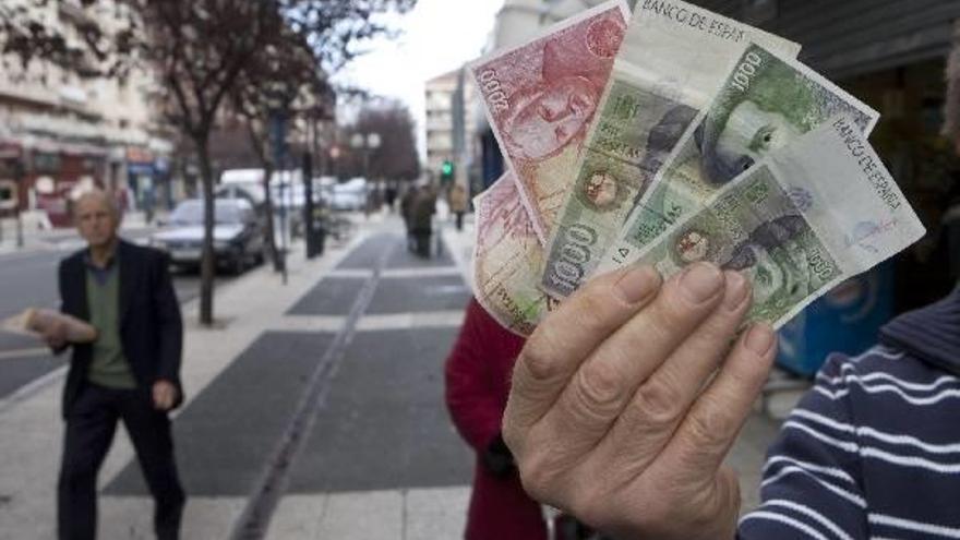 Los españoles conservan 1.659 millones de euros en pesetas