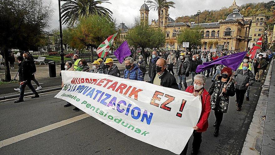 La subida de las pensiones vascas este año sigue muy lejos de la inflación