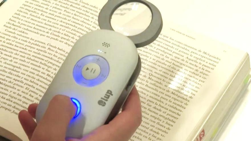 Lup Pro, la lupa para “escuchar” a los libros en Eibar