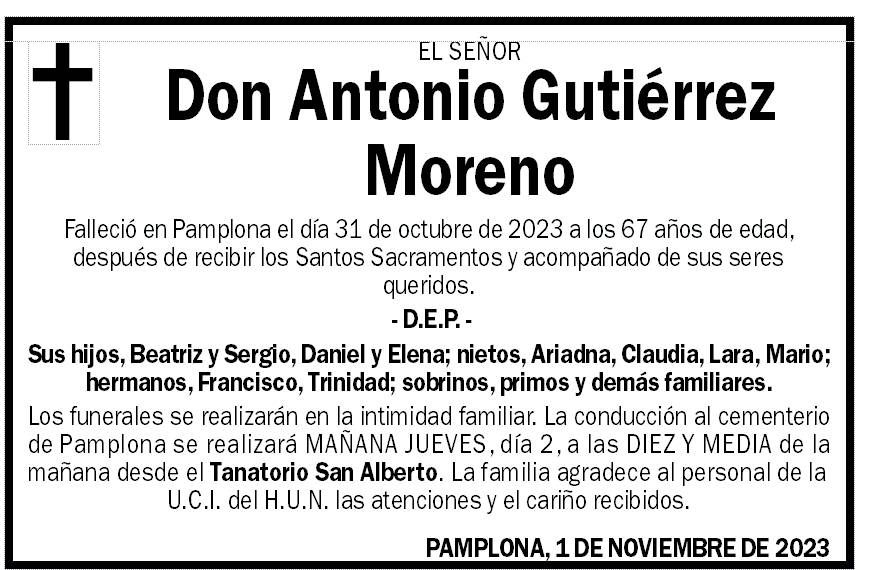 Antonio Gutiérrez Moreno