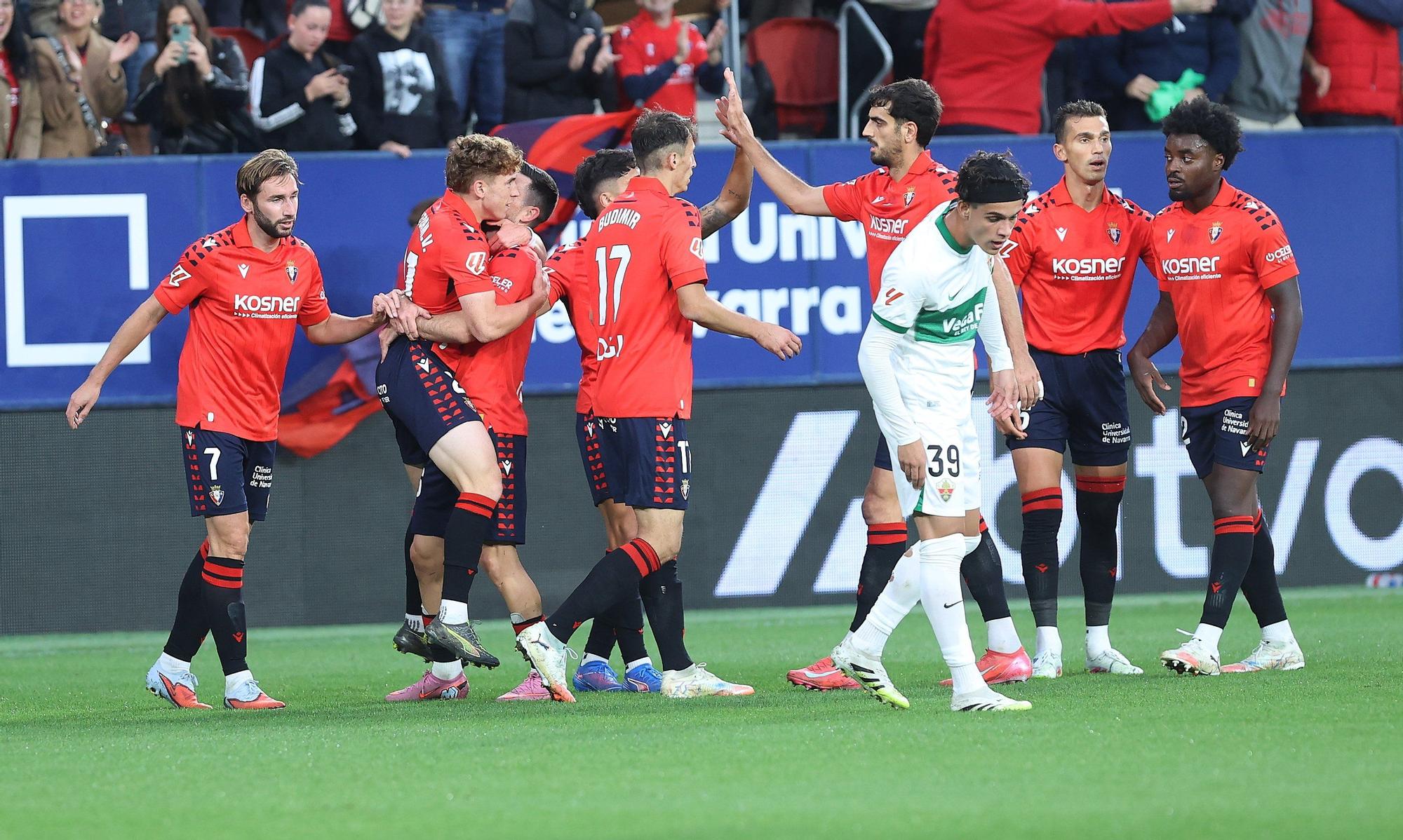 Las mejores imágenes del Osasuna-Elche