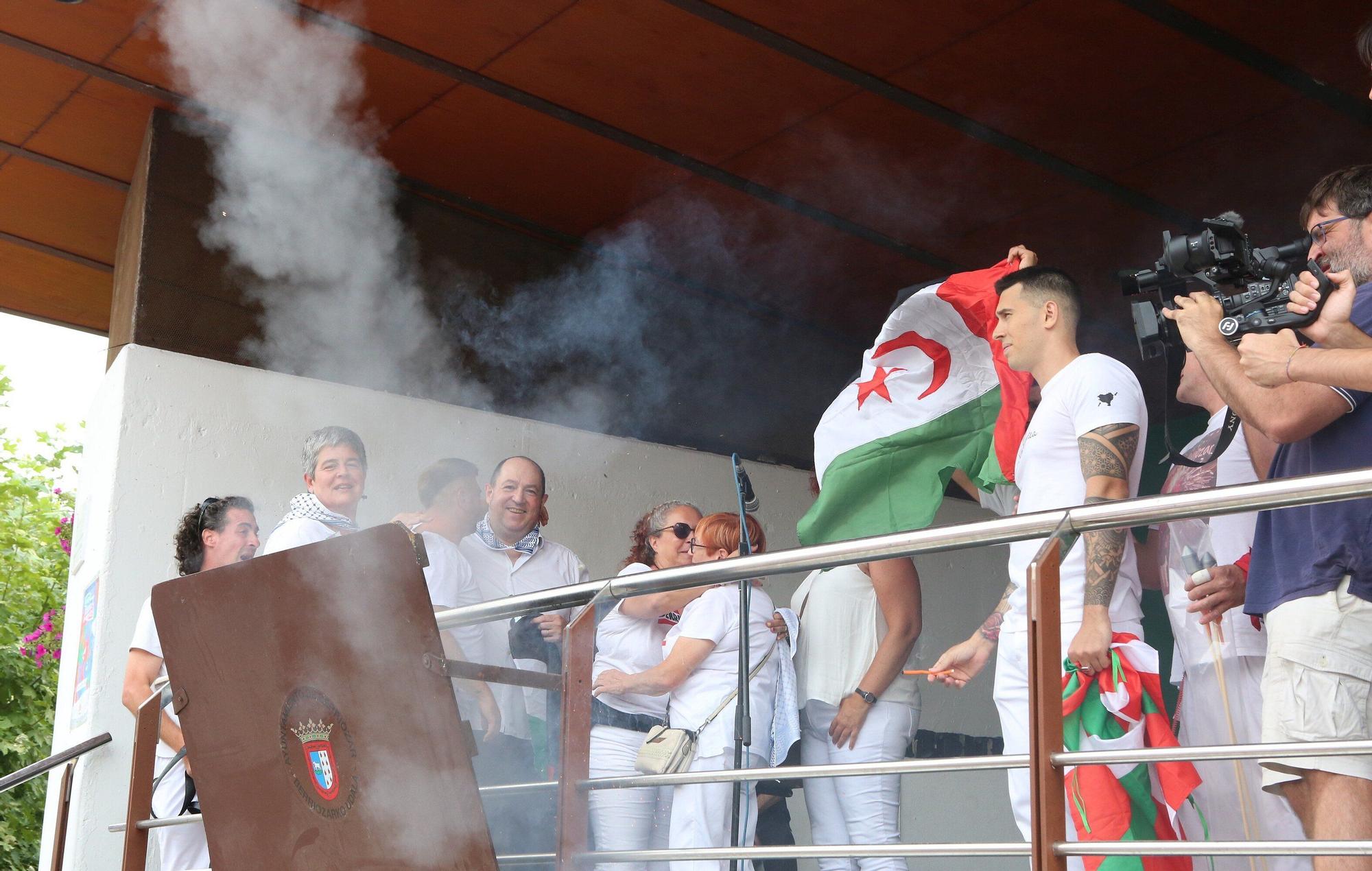 Fotos del chupinazo de Berriozar