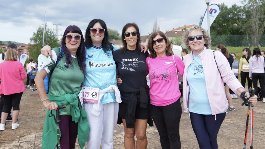 Más de 400 personas participan en la Herri Martxa de Abanto-Zierbena