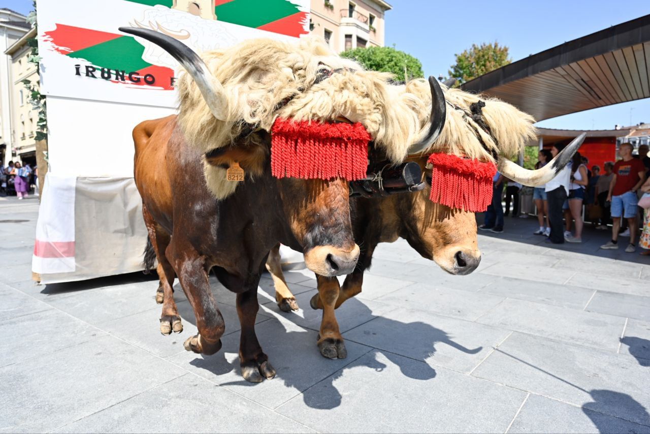 Gran ambiente en el desfile de la Euskal Jira de Irun