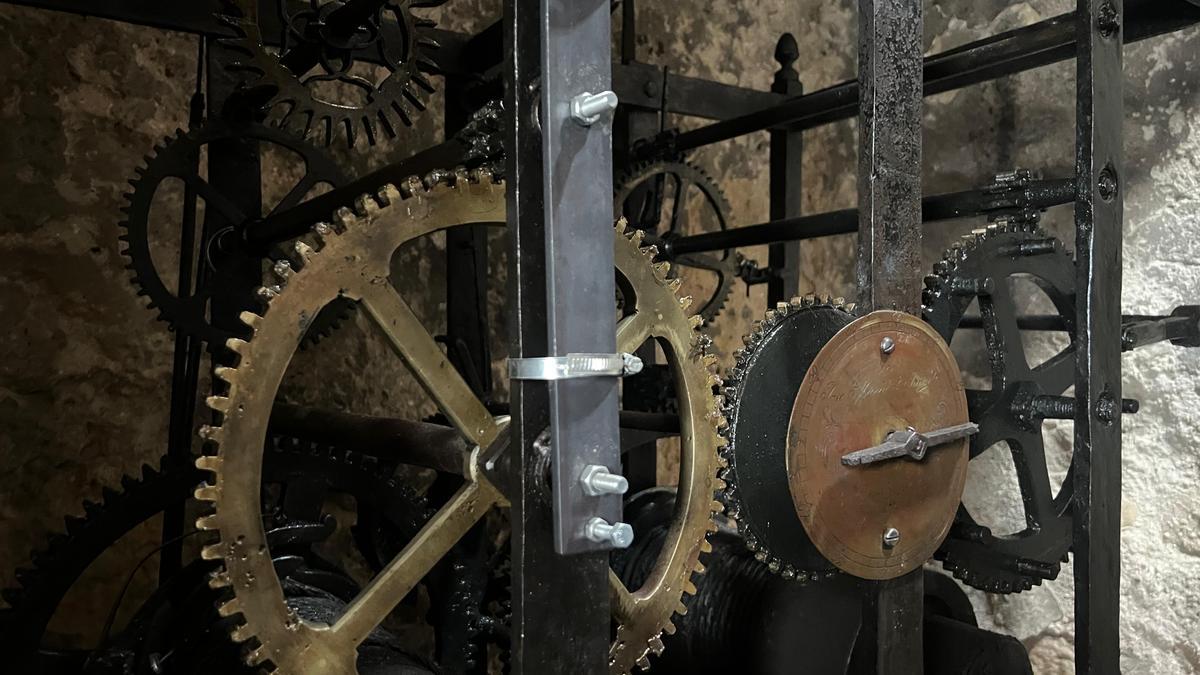 El reloj de Santa Ana, en imagen.