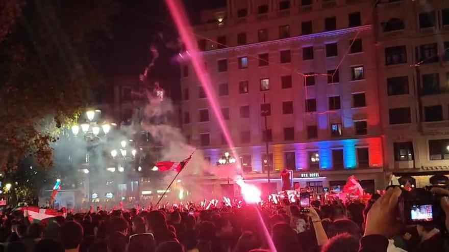 Manifestación propalestina en Bilbao.