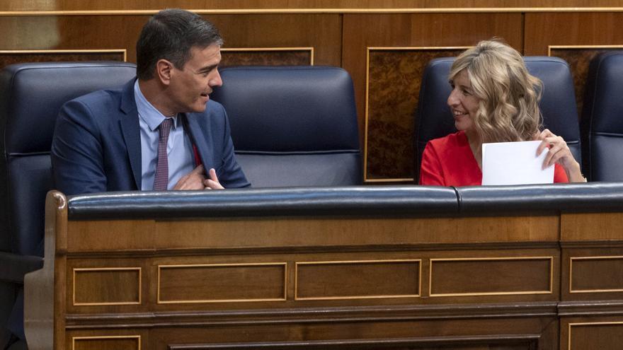 Pedro Sánchez y Yolanda Díaz se reúnen &quot;para fortalecer la coalición&quot; de PSOE y Unidas Podemos