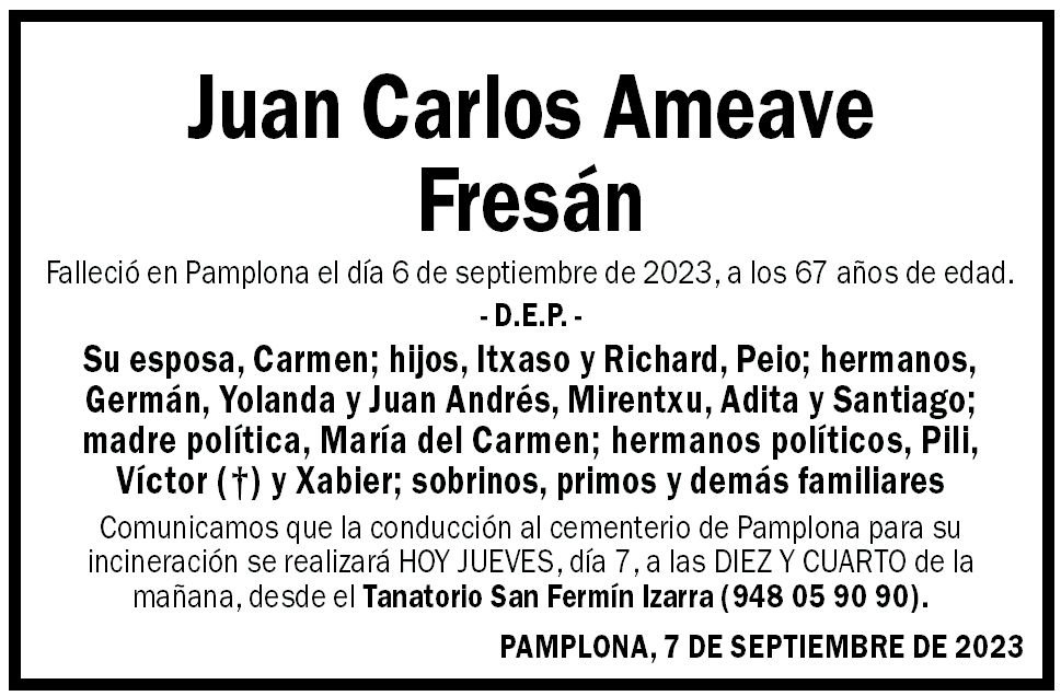 Juan Carlos Ameave Fresán