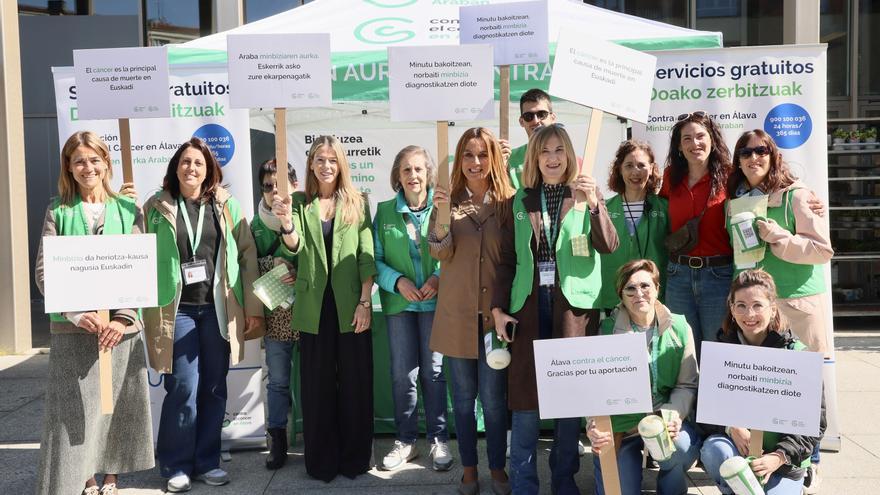 Álava se conciencia contra el cáncer