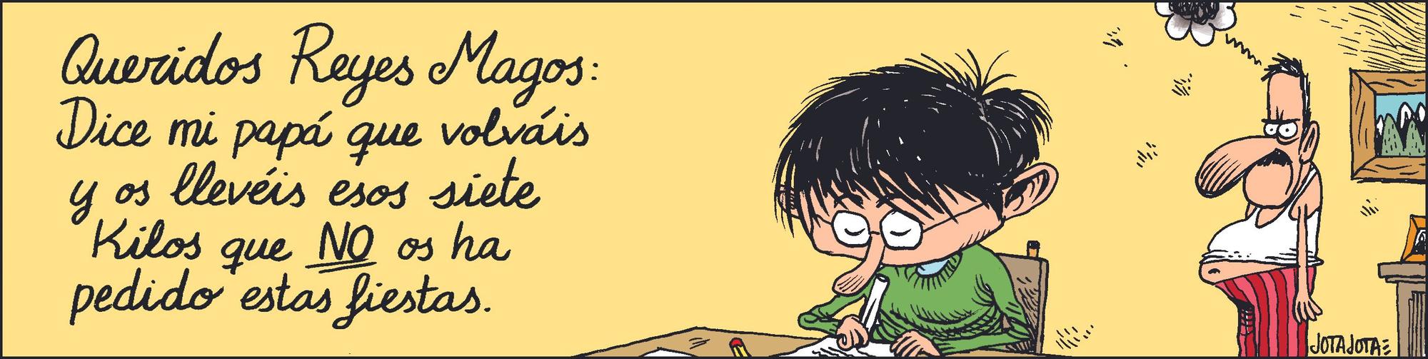 La tira de Jota Jota (08/01/2024)