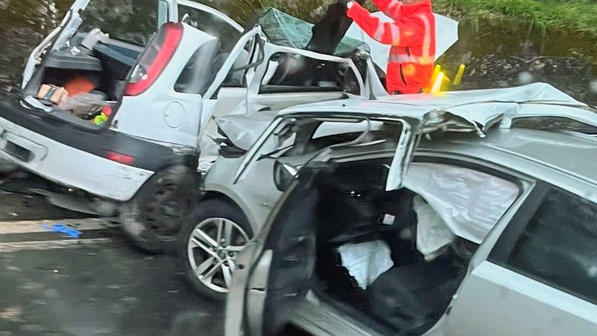 Dos heridas en una colisión en la N-121-B en Baztan