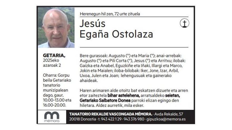 Jesús Egaña Ostolaza