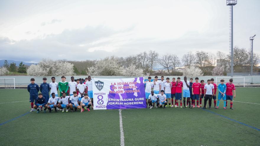 El 8M también se reivindica desde el fútbol masculino