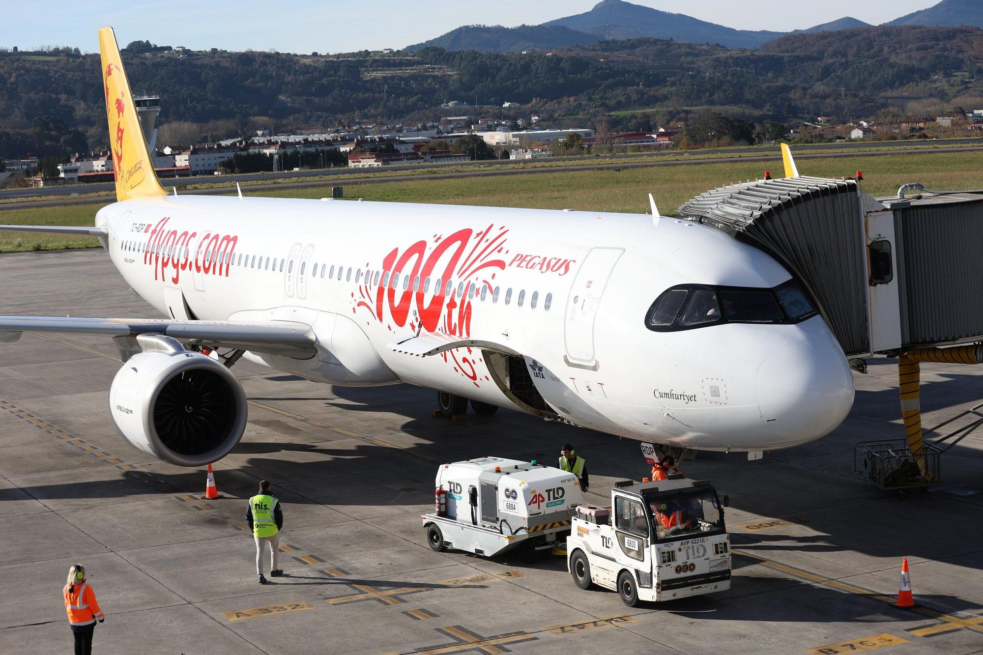 Estreno de la nueva ruta de Bilbao a Estambul