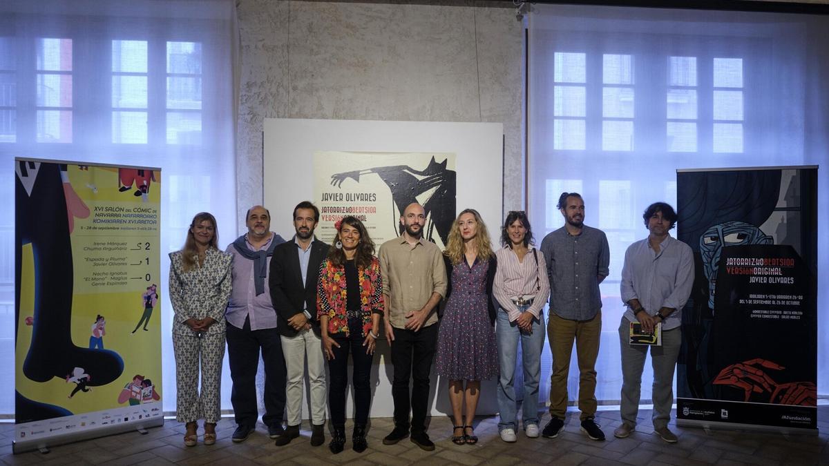 Presentación del Salón del Cómic de Navarra.