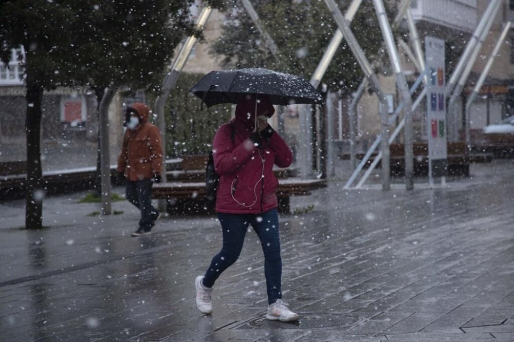Nieva en Vitoria