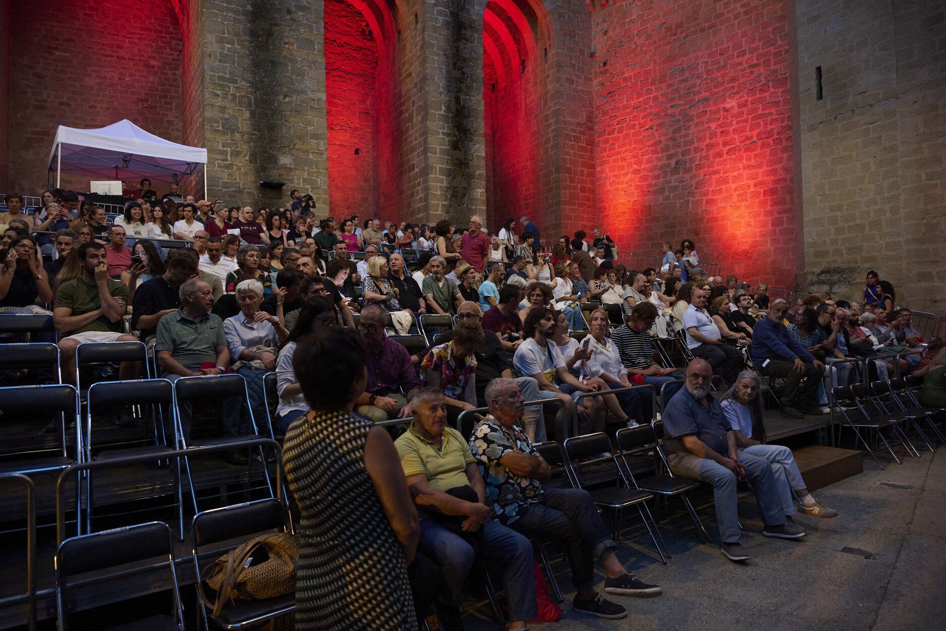 Imágenes de la representación de 'De Nao Albert y Marcel Borràs' en el Festival de Teatro de Olite