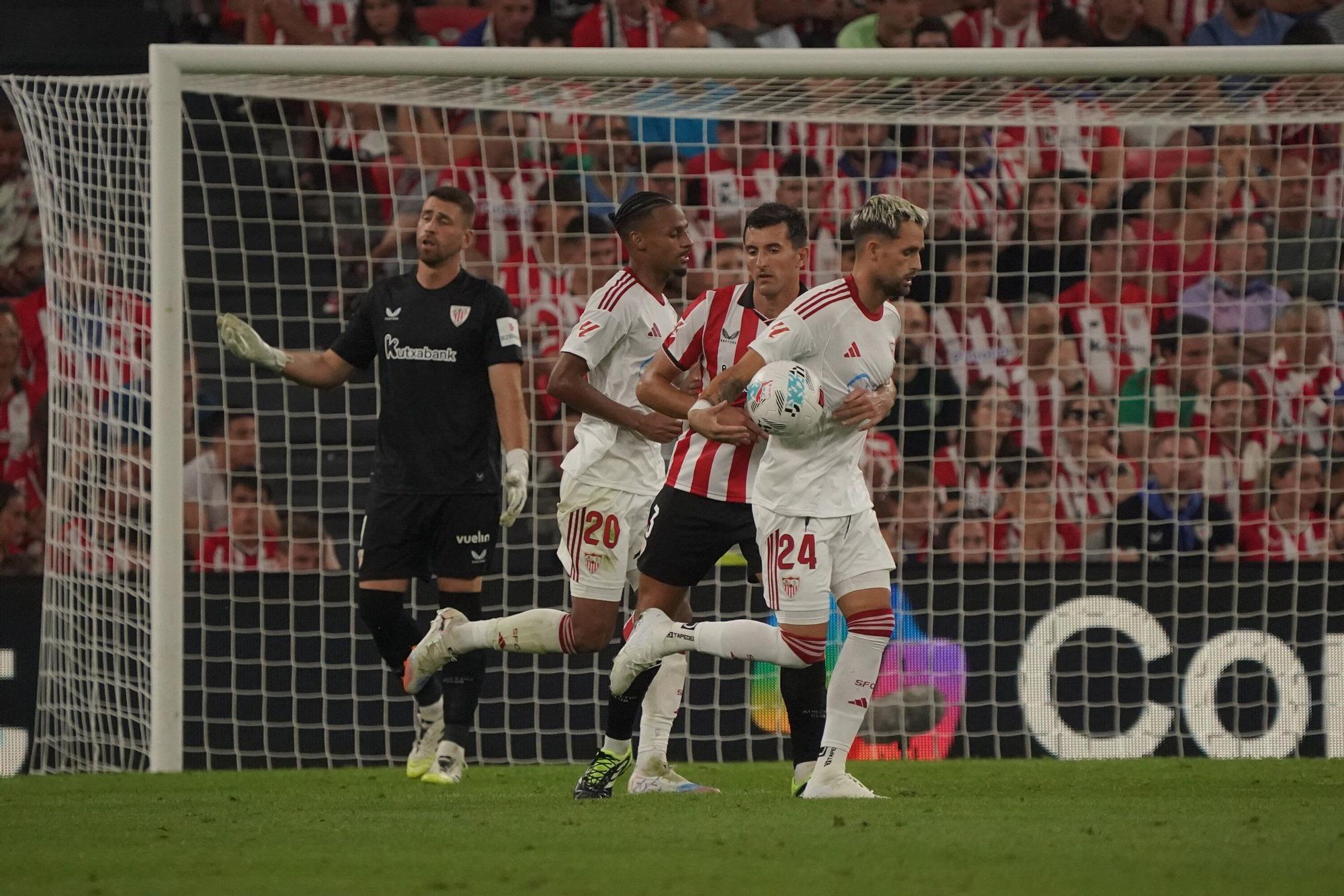 El Athletic-Sevilla, en imágenes