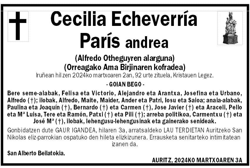 Cecilia Echeverría París