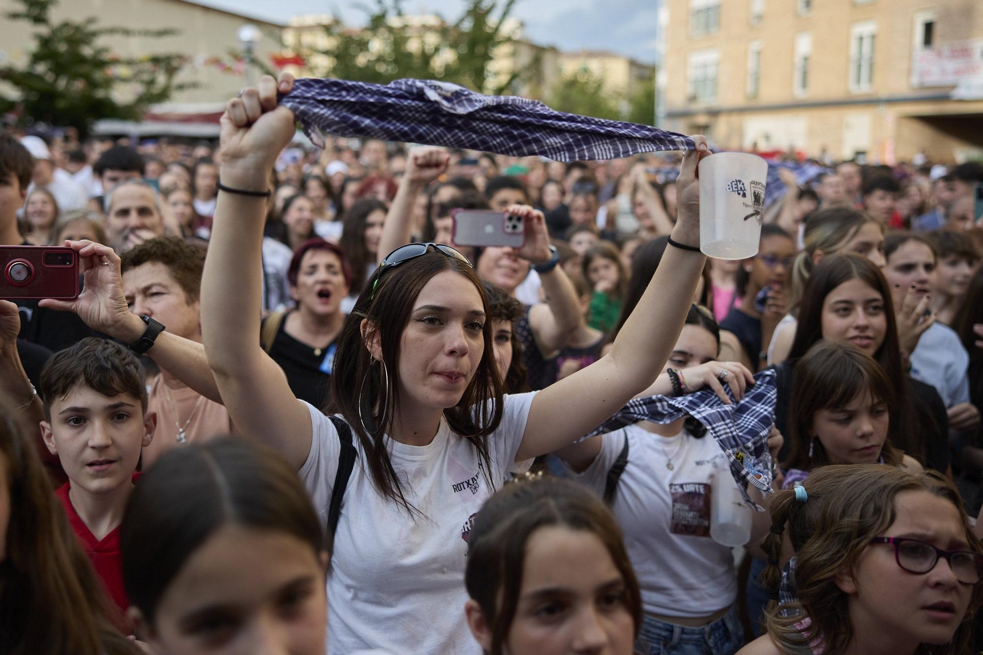 Fotos del chupinazo de la Rochapea