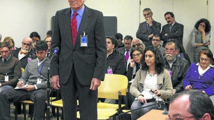 El capitán Muñecas, durante la vista para su extradición celebrada ayer en la Audiencia Nacional.