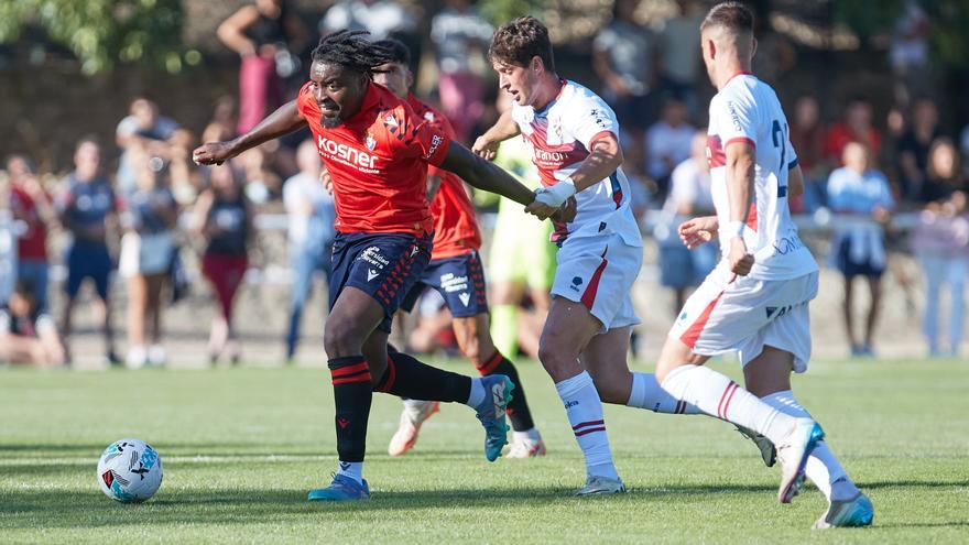 Osasuna-Huesca: de menos a más pese a la derrota
