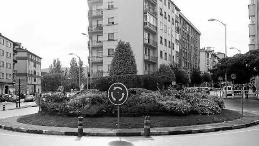 Una placa anunciará que ésta es la Rotonda 25 de Noviembre, a la entrada de Noáin.