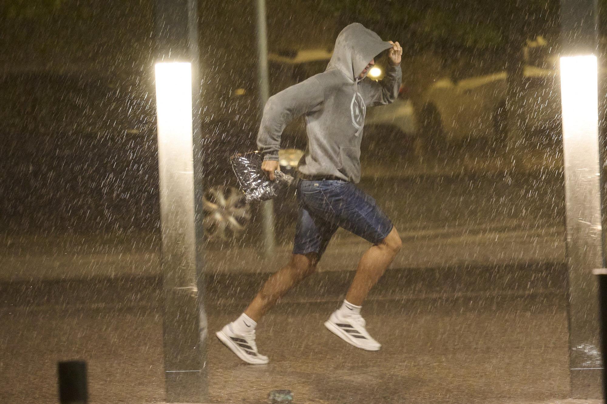 Tormenta en Pamplona y la Comarca
