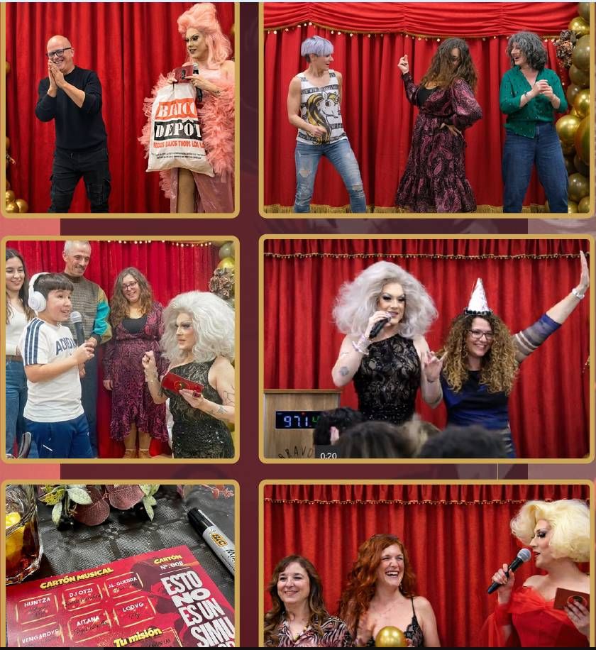 Participantes en el espectáculo 'Esto no es un simulacro'.