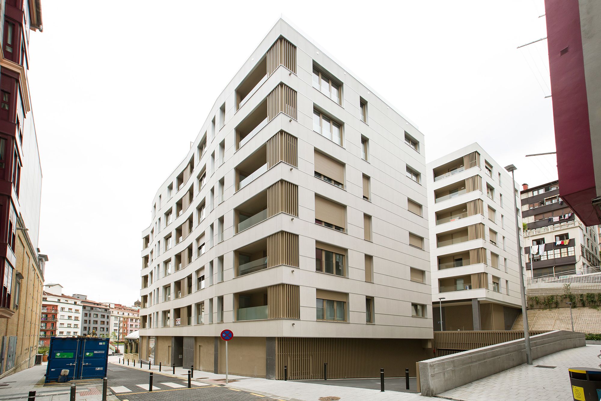 Edificios de la promoción Arrate en Eibar, lista para entrar a vivir.
