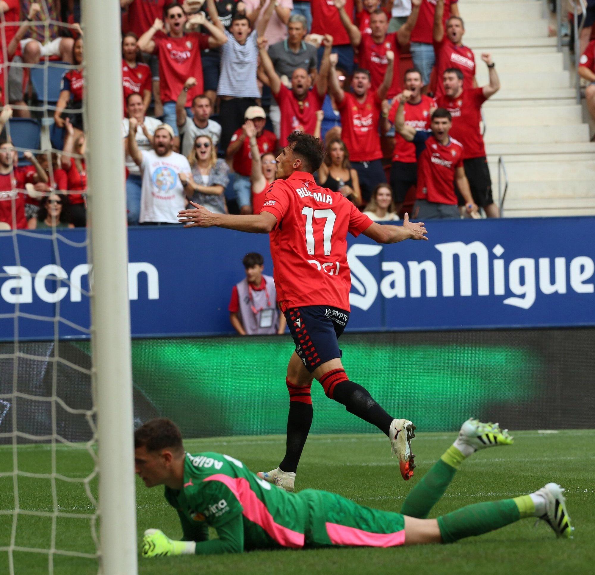 Fotos del gol de Ante Budimir ante el Valencia