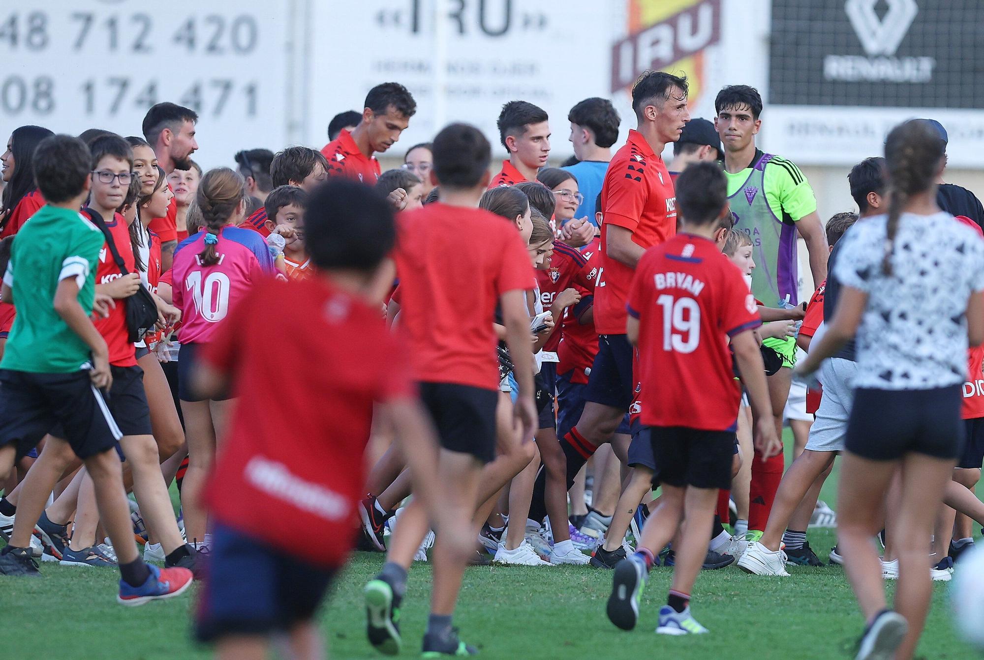 Osasuna logra en Tafalla su primer triunfo de pretemporada