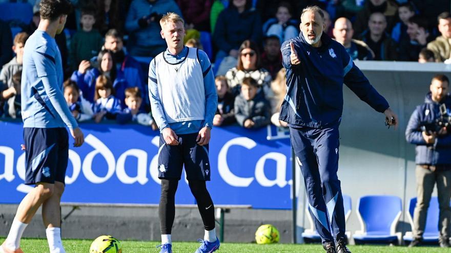 La Real Sociedad despide el año en Zubieta con una intensa sesión