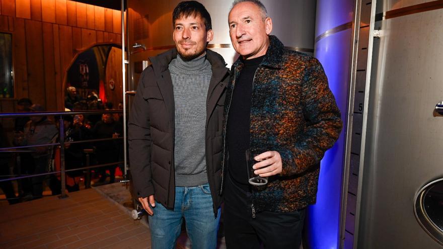 Txiki Begiristain y David Silva abren la temporada de txotx en Saizar