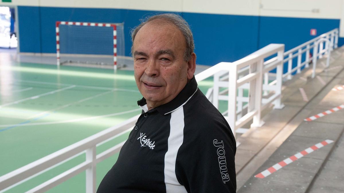Medalla de oro de balonmano J. Luis Arnedillo
