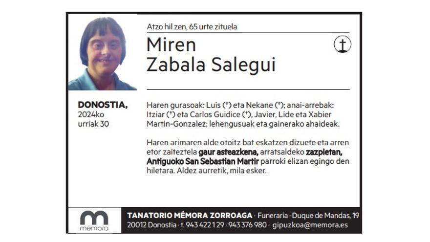 Miren Zabala Salegui