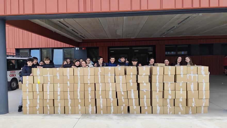 Zumaia dona más de dos toneladas de alimentos al pueblo saharaui