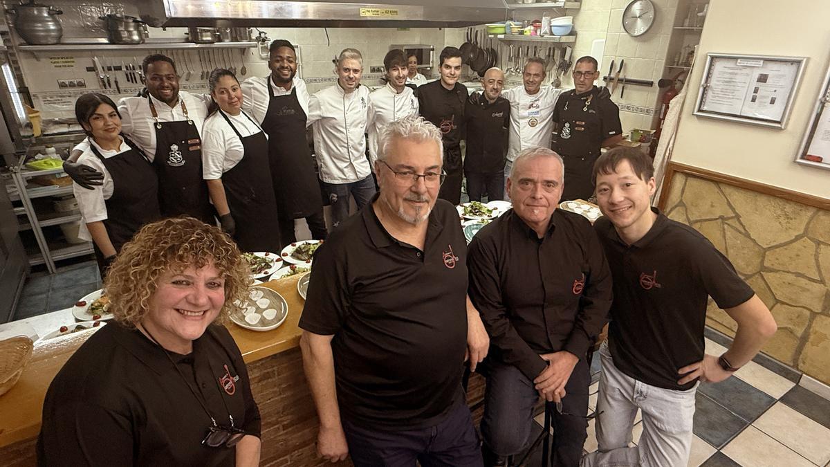 Los miembros de Lobiano, Pili Martín, Txemi Mantecón, Jesús Portugal y Álex Egido