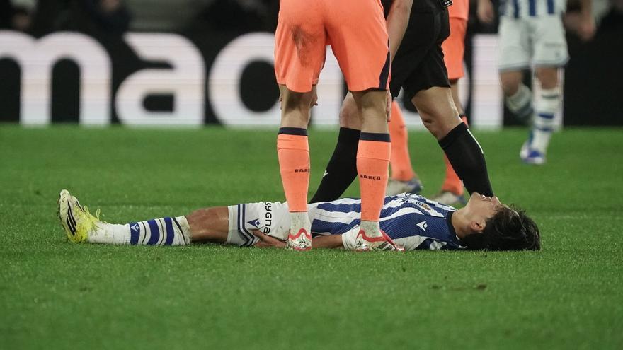 Kubo estará varias semanas de baja en un momento clave de la temporada