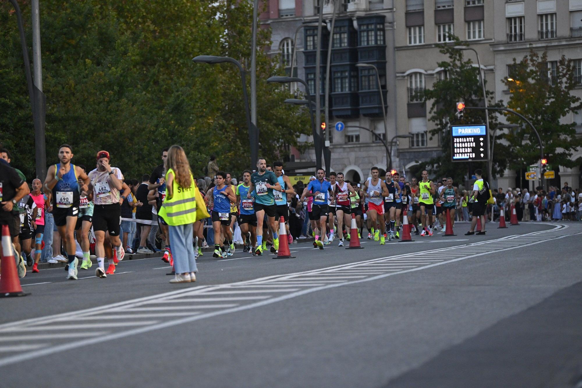 El Bilbao Night Marathon, en imágenes
