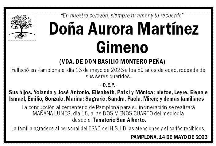 Aurora Martínez Gimeno