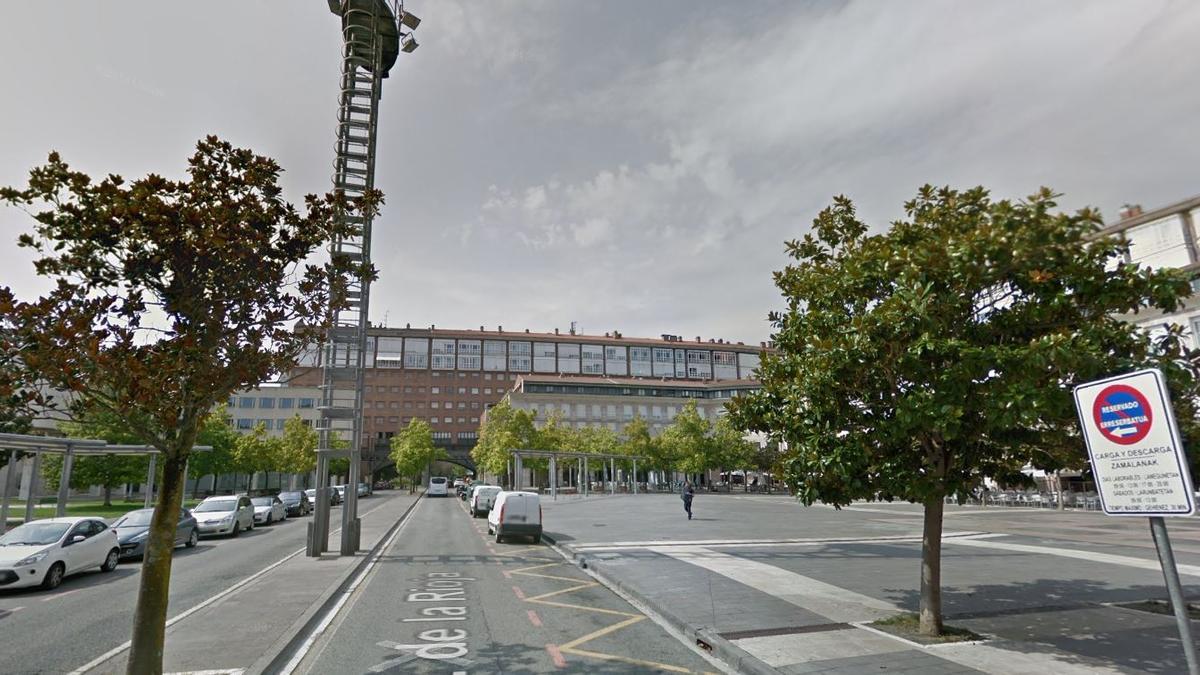 Imagen de la calle La Rioja de Pamplona.