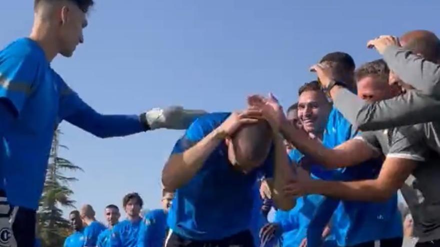 Vídeo: Laguardia ya está a las órdenes de Luis García Plaza