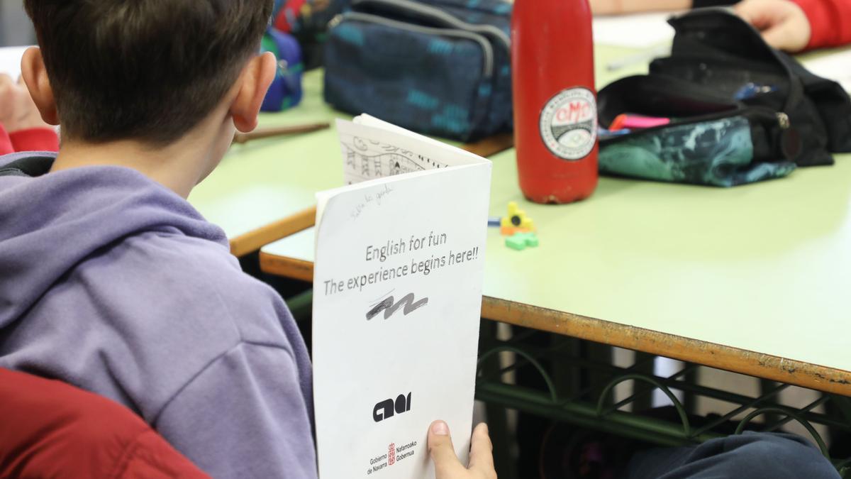 Un estudiante participante en la &#039;English Week&#039; del curso pasado.