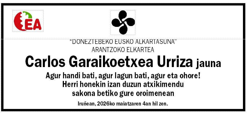 Carlos Garaikoetxea Urriza