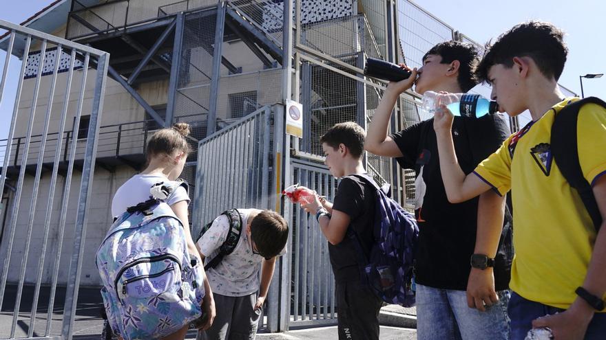 Educación atiende de forma individualizada las necesidades de los colegios ante el calor extremo en Bizkaia
