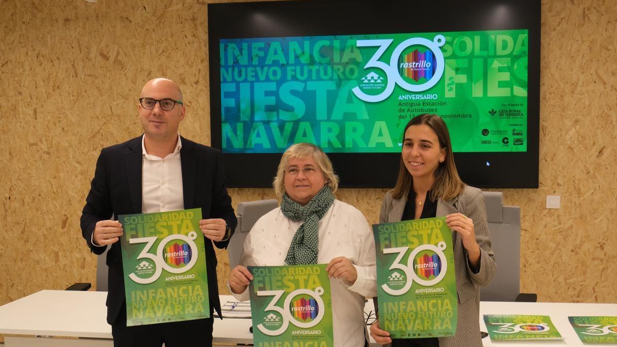 La rueda de prensa de presentación del rastrillo de Nuevo Futuro