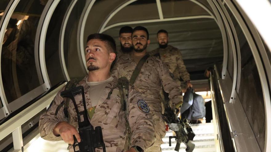 Aterriza en la base de Torrejón el avión con los 205 militares españoles evacuados de Irak por el conflicto en Oriente Medio