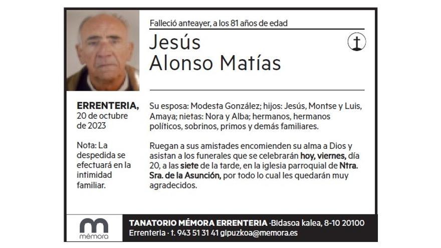 Jesús Alonso Matías